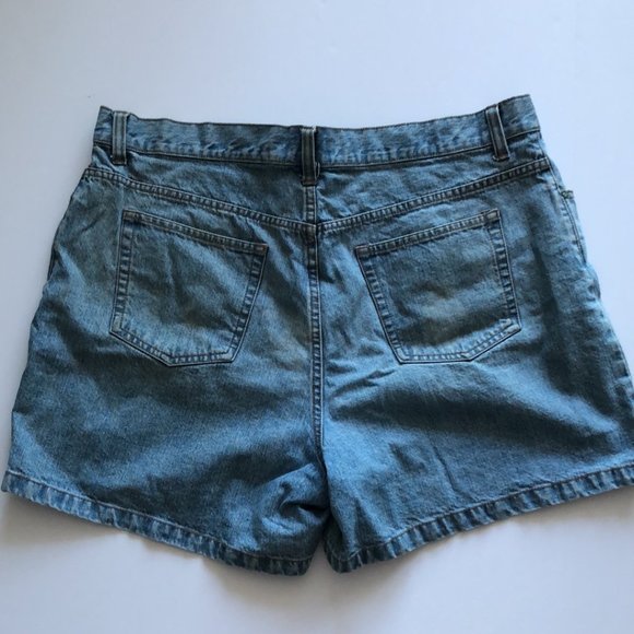 Faded Glory Woman's Denim Short Blue Size 16 - Picture 2 of 10